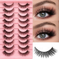 10 Pairs de faux cils mixte Beauté-Cils